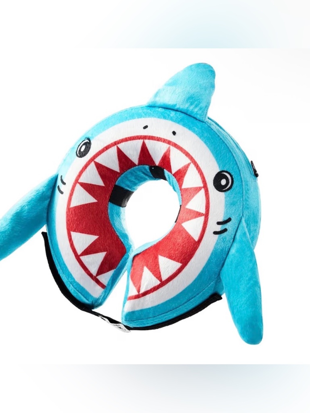 Plush Shark Inflatable Pet cone for large dogs